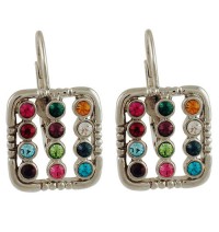 Gold Filled Silver color Lively "Choshen" Earrings